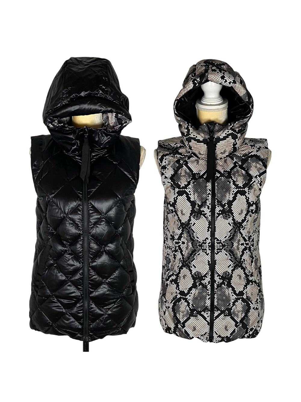 Lululemon The Fluffiest Goose Down Reversible Vest Hoodie Size 8